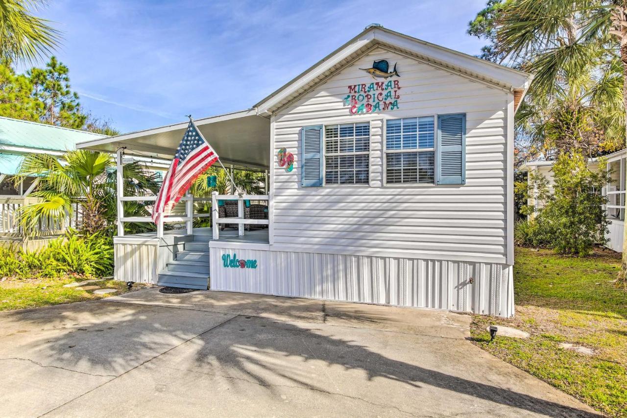 Walk To Beach Miramar Tropical Cabana With Deck! 德斯廷 外观 照片